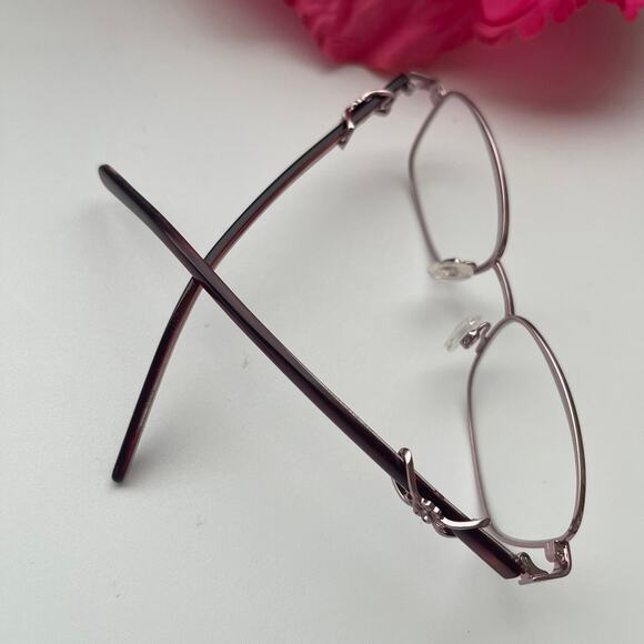 Roberto Steffani RSS 08 COL 30 Eyeglasses Frames Red Pink Square - Picture 2 of 9